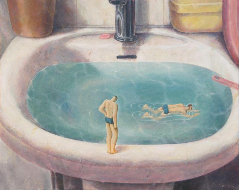 Pool NO.1 - a Paintings by BIN LIU